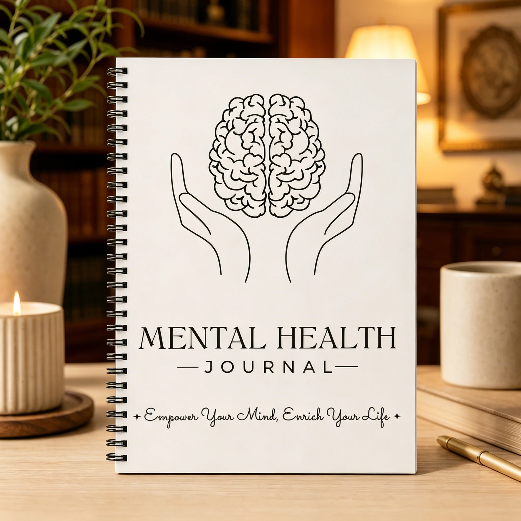 Mental Health Journal Bundle S - Health Wellness Planner ulasan dan harga
