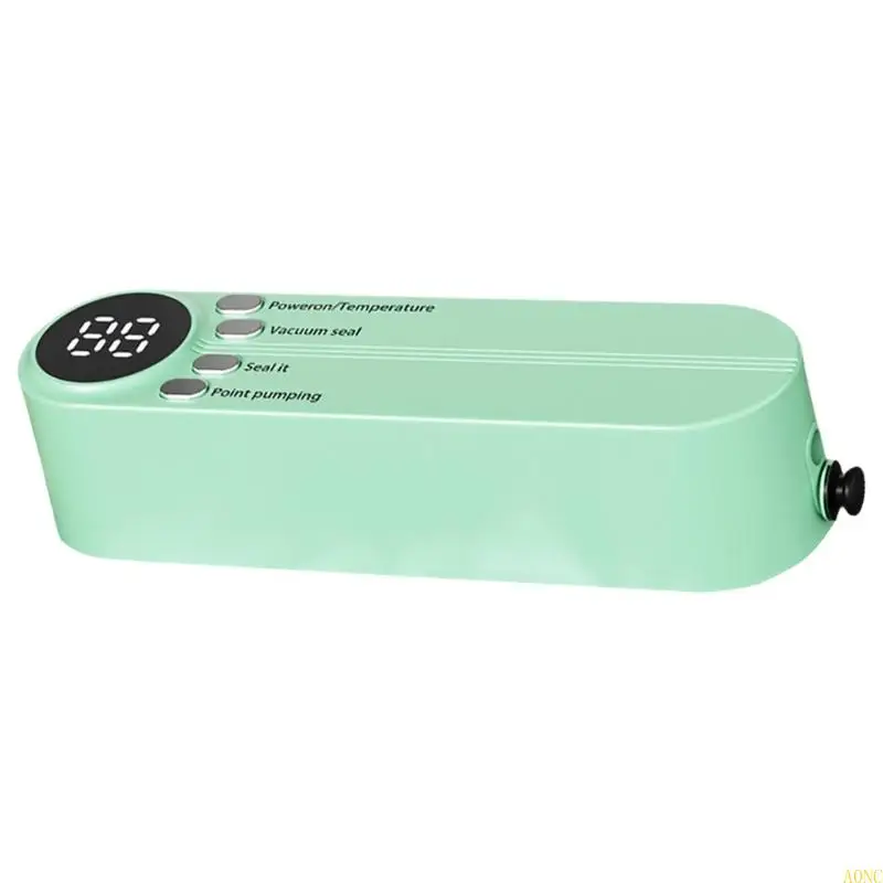 A0NCバッグシーラー充電式チップバッグシーラーヒートシールツールポータブルハンドヘルド掃除機