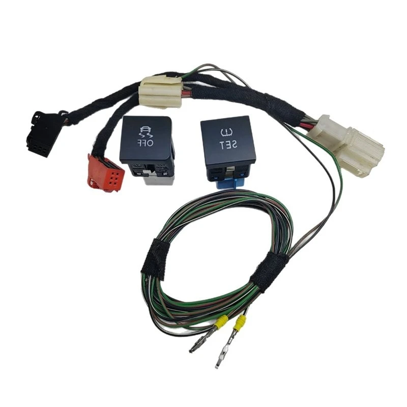 ESP OFF ASR TPMS SET Tire Pressure Monitoring Warning Switch Button For VW Golf Jetta 6 MK6 1TD927117