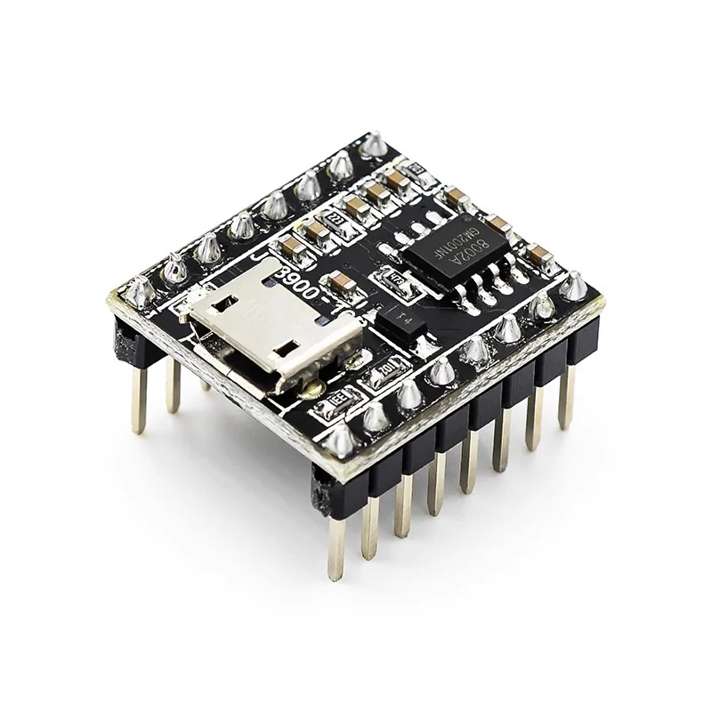 Voz Módulo Chip Música personalizada, Intelligent Voice Broadcast, Porta Serial USB, Módulo de Reconhecimento MP3, JQ8900-16P
