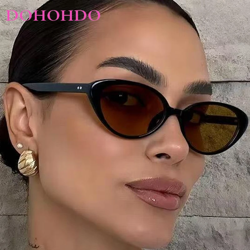 

Trendy Small Cat Eye Sunglasses Women Fashion Brand Designer Eyeglass Man Travel Driving Shades UV400 Lentes De Sol Mujer Очк