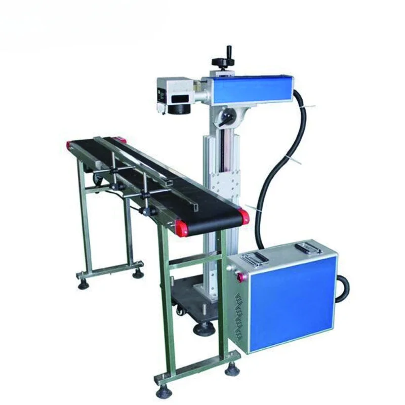 Industrial Laser Printer Conveyor Belt Laser Marking Machine For Metal/Plastic/Pet Bottles/Glass