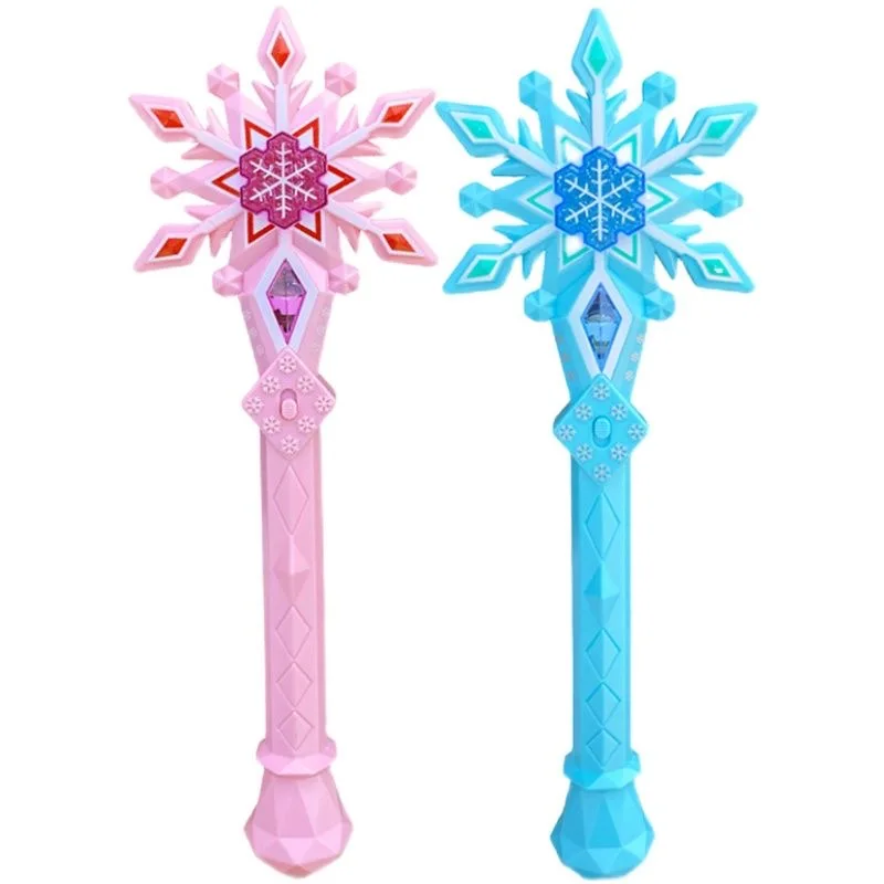 Disney girls frozen snowflake  princess  elsa  Music Magic wand Ring crown box set Makeup Toys Birthday Christmas Gift