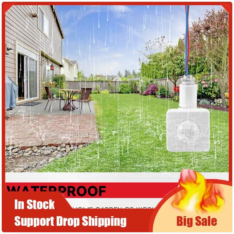 Лучшие предложения 220 В мини инфракрасный датчик человеческого тела инфракрасный датчик тела переключатель светодиодный прожектор PIR датчик движения регулируемый