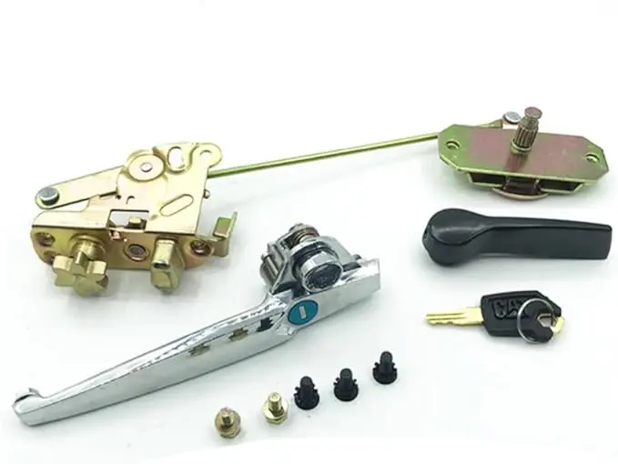 

1 Set For Caterpillar E70B E120B E200B Cab Cabin Door Lock Assy Lock Assembly Excavator Parts