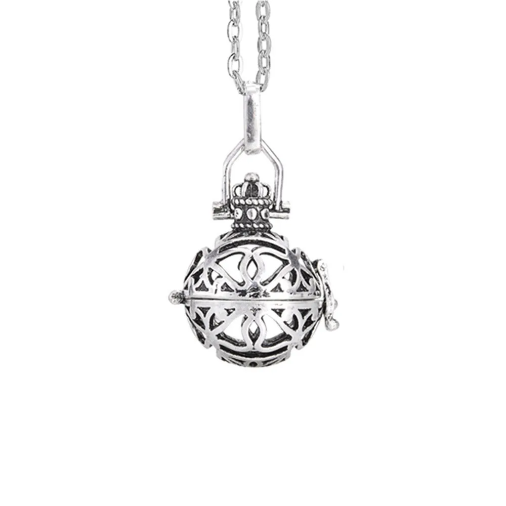 Musik Chime Mexiko Angel Ball Anrufer Medaillon Halskette Antik Vintage Schwangerschaft Ätherisches Öl Diffusor Aromatherapie Halskette – Detail 27