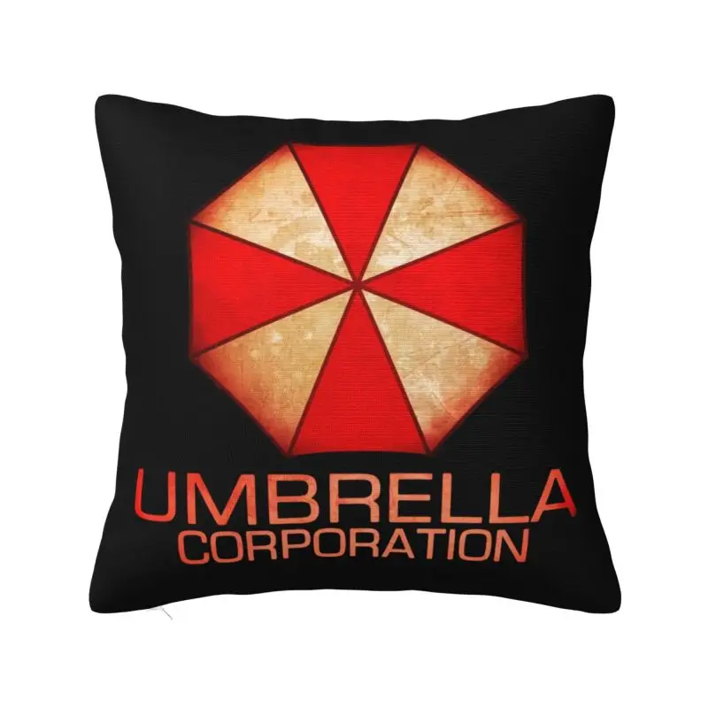 Custom Umbrella Corporations Cushion Cover 45x45cm Soft Luxury Throw Pillow