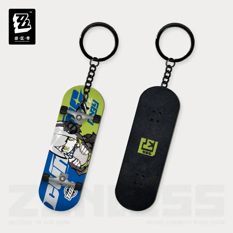 Sunsyea Zenless Zone Zero Official Merch miHoYo Original Eridu Fingertip Skateboard Pendant Gentle House