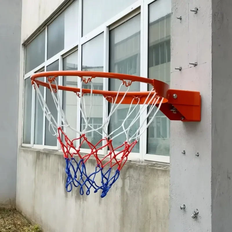 High Quality Solid Steel Basketball Rim Breakaway Design For Outdoor Court Equipment