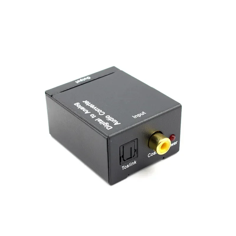 Digital Audio Converter 1080P Resolution for Audio Line, Coaxial/digital Fiber To Analog Audio Converter Decoder
