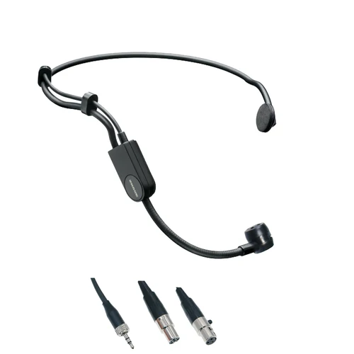 Imagen 1 del producto Micrófono de auriculares PGA31 negro para Shure Sennheiser AKG 4 pines 3 pines TA4F 3,5mm Jack BeltPack micrófonos cardioides para diadema