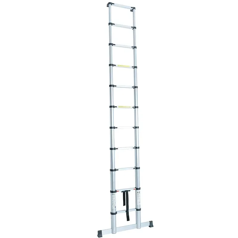 3.2M EN131-6:2019 Telescopic Retractable Folding Ladder With Stabilizer