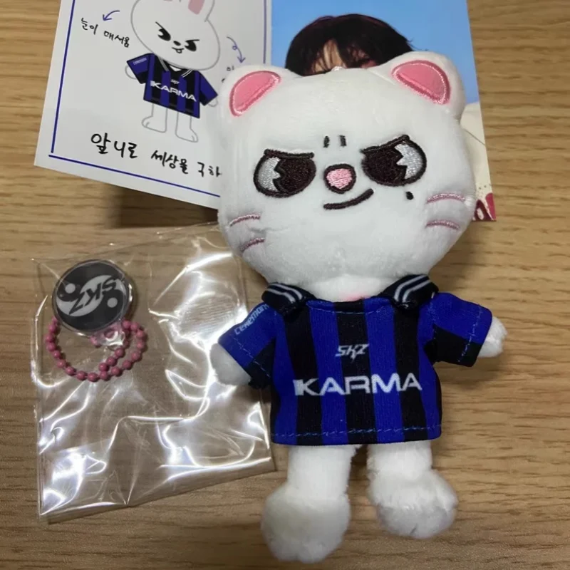 케이팝 봉제 인형 케이팝 키체인 케이팝 봉제 인형 악마 감정 스타일 키체인 어린이용 완벽한 생일 선물 귀여운 장난감