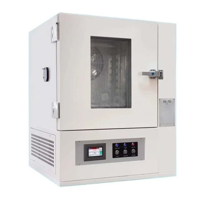 Small Vertical Desktop Low Temperature Extremely Low Temperature Test Chamber Testing Machine with Threading Hole USB Recording