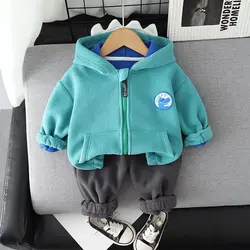 Children Autumn New Clothes Fashion Kids Boys Girls Coats Hoodies Long Pants 2Pcs/Sets Out Kid Cotton Toddler Casual Tracksuits