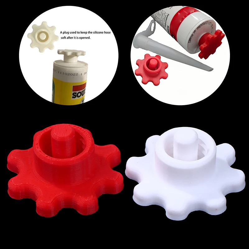High-Quality 4/5Pcs Silicone Hose Caps, Reliable Plastic Sealing Covers for Glue Bottles, Tubing Accessories