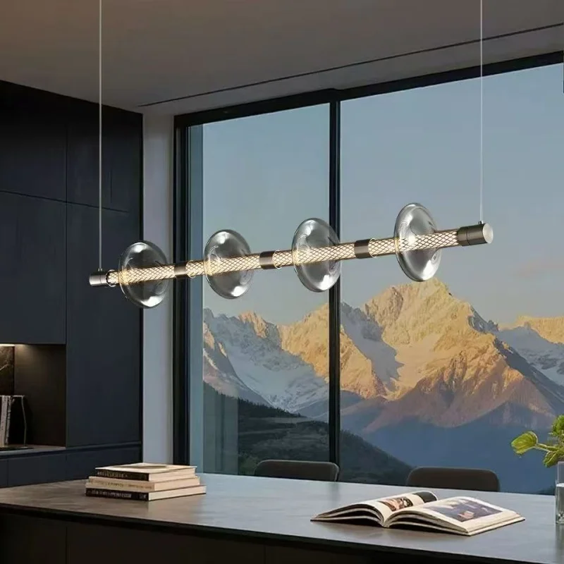 

New Italian Style Light Luxury Pendant Lamp Minimalist Art Model Guest Hall Dining Table Decoration Atmosphere Lighting Fixtures