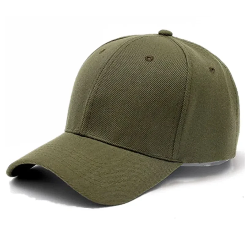 Effen kleur baseball caps voor dames heren zomerzonhoeden verstelbare snapback hoeden unisex straat hiphophoed zonneklep caps