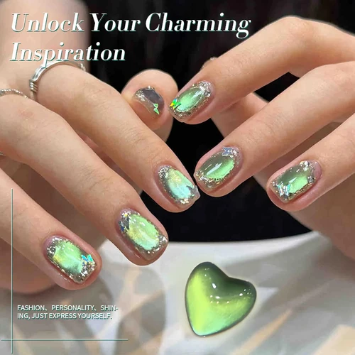 Imagen 2 del producto BORN PRETTY 10ml verde Shadowstar bambú gato esmalte de uñas de Gel magnético serie de frutas remojo UV LED salón de manicura DIY