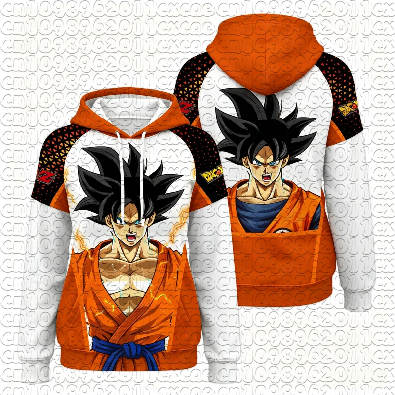 Худи с принтом из аниме «Драго – обзор и цена Graphic Hoodie Streetwear