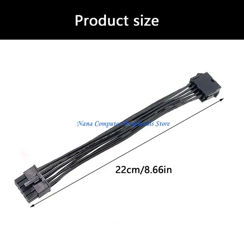 Cable bifurcador potencia CPU F68C, adaptador corriente placa base macho 10 pines a 10 pines