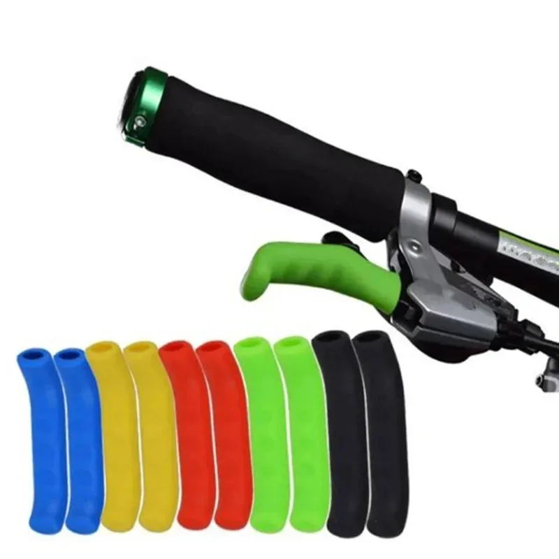 1/2 paar Fahrrad Brems Griff Abdeckung MTB Griffe Fahrrad Lenker Schützen Abdeckung Anti-slip Fahrrad Schutz Getriebe fahrrad Zubehör