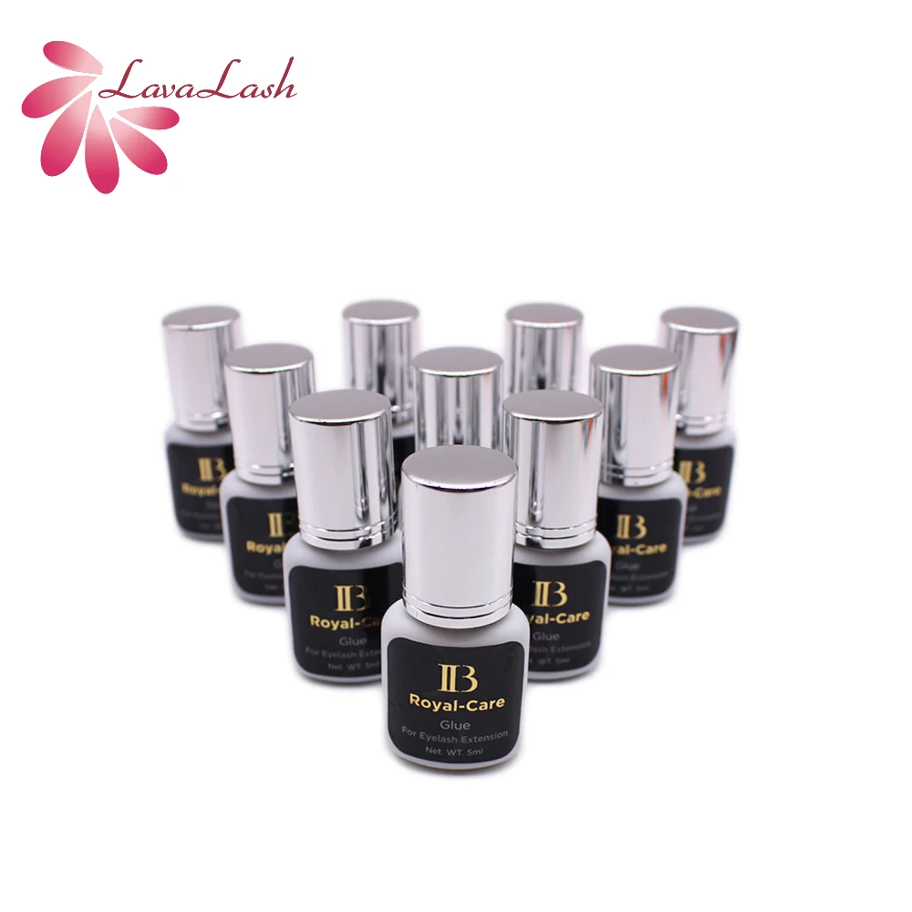 

5ml IB Royal-Care Glue For Eyelash Extension Korea Original Professional Fast Drying Extra Strong Lashes Glue 5/10/20 Pcs