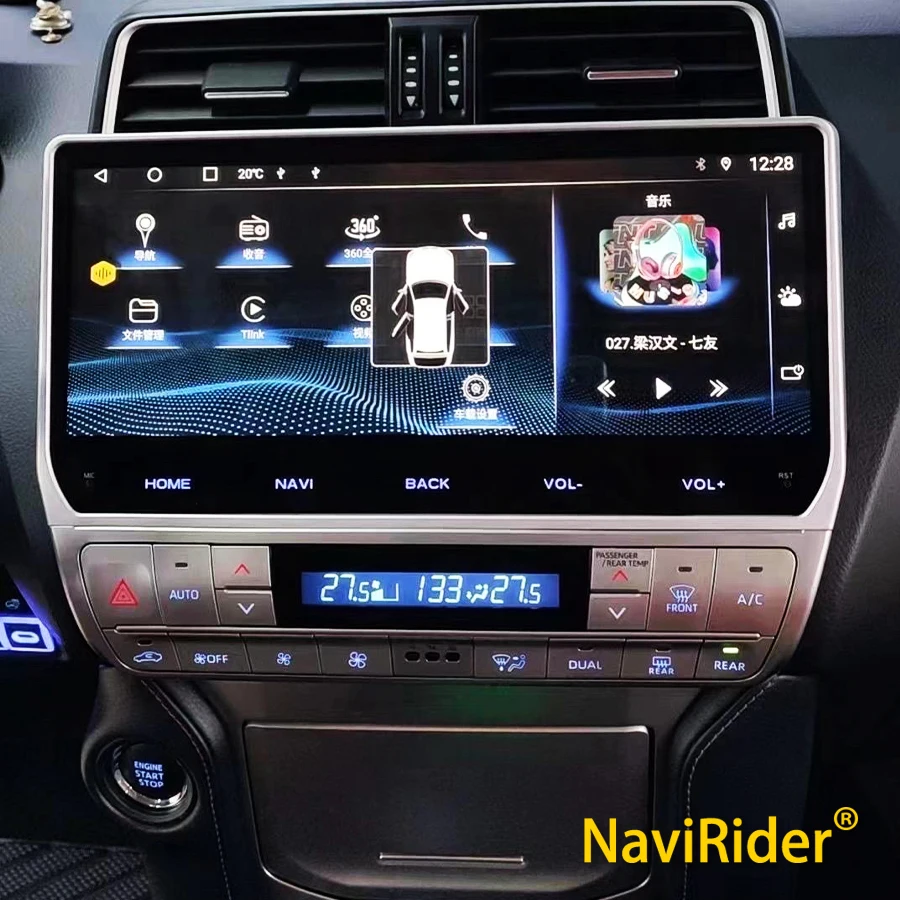 

Автомагнитола на Android 14 для Toyota Land Cruiser Prado 150, 2018-2023, 12,3 дюймов, экран, мультимедийный проигрыватель, Carplay, GPS-навигация, головное устройство