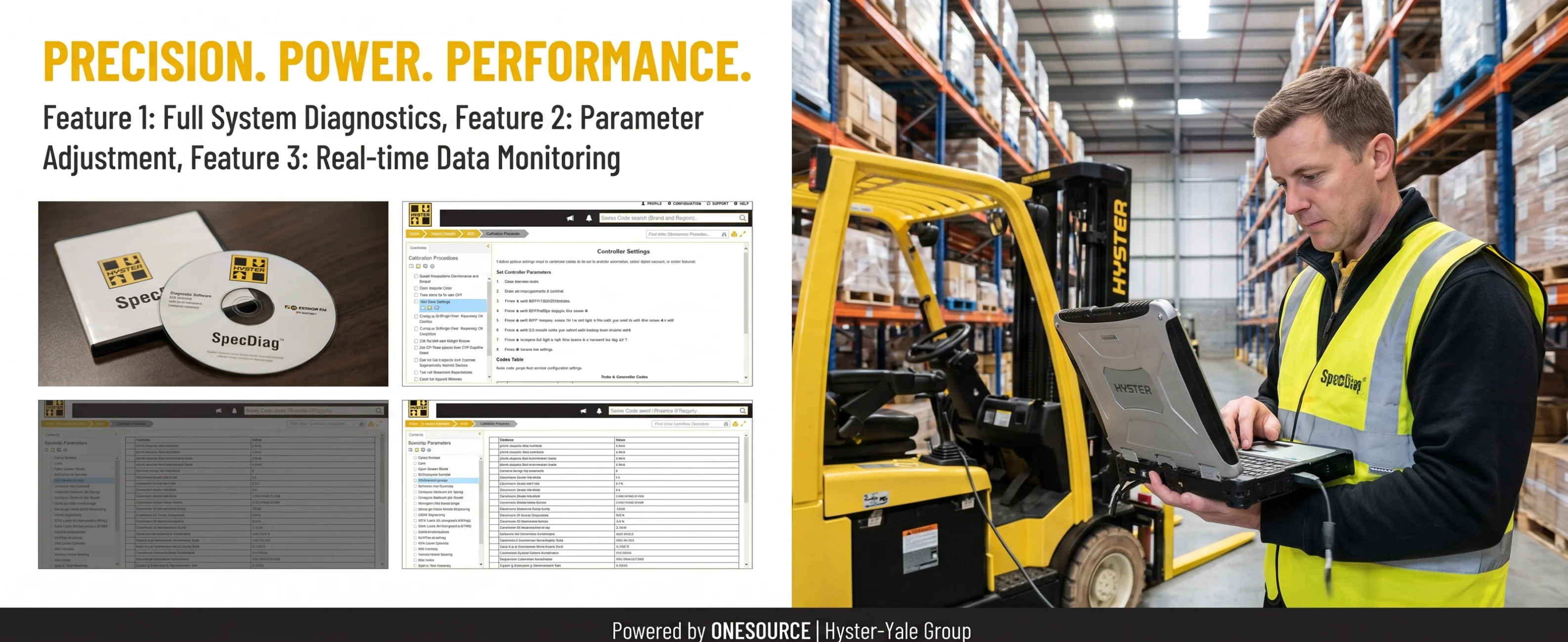 Диагностический инструмент AutoCD Hyster PC Service Tool (PCST) V5.10+ ONESOU+Лицензия для нескольких ПК