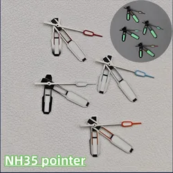 NH35 Watch Hands Modification Mechanical Watch Needle Green Luminous Pointer Diving Watch Accessory for NH35/NH36 Movement