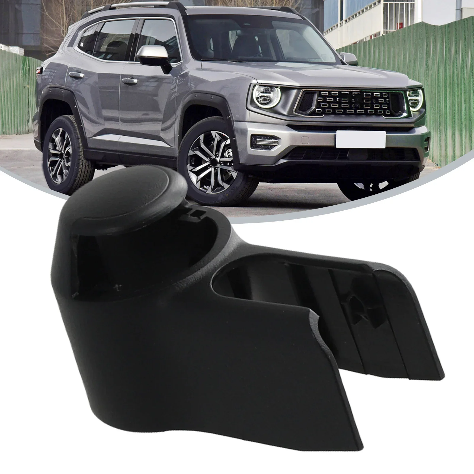 Blade Cover Cap Wiper Washer Cover 1pc/set Black Direct Fit New Plastic Car Rear Wiper Washer Auto Accessories