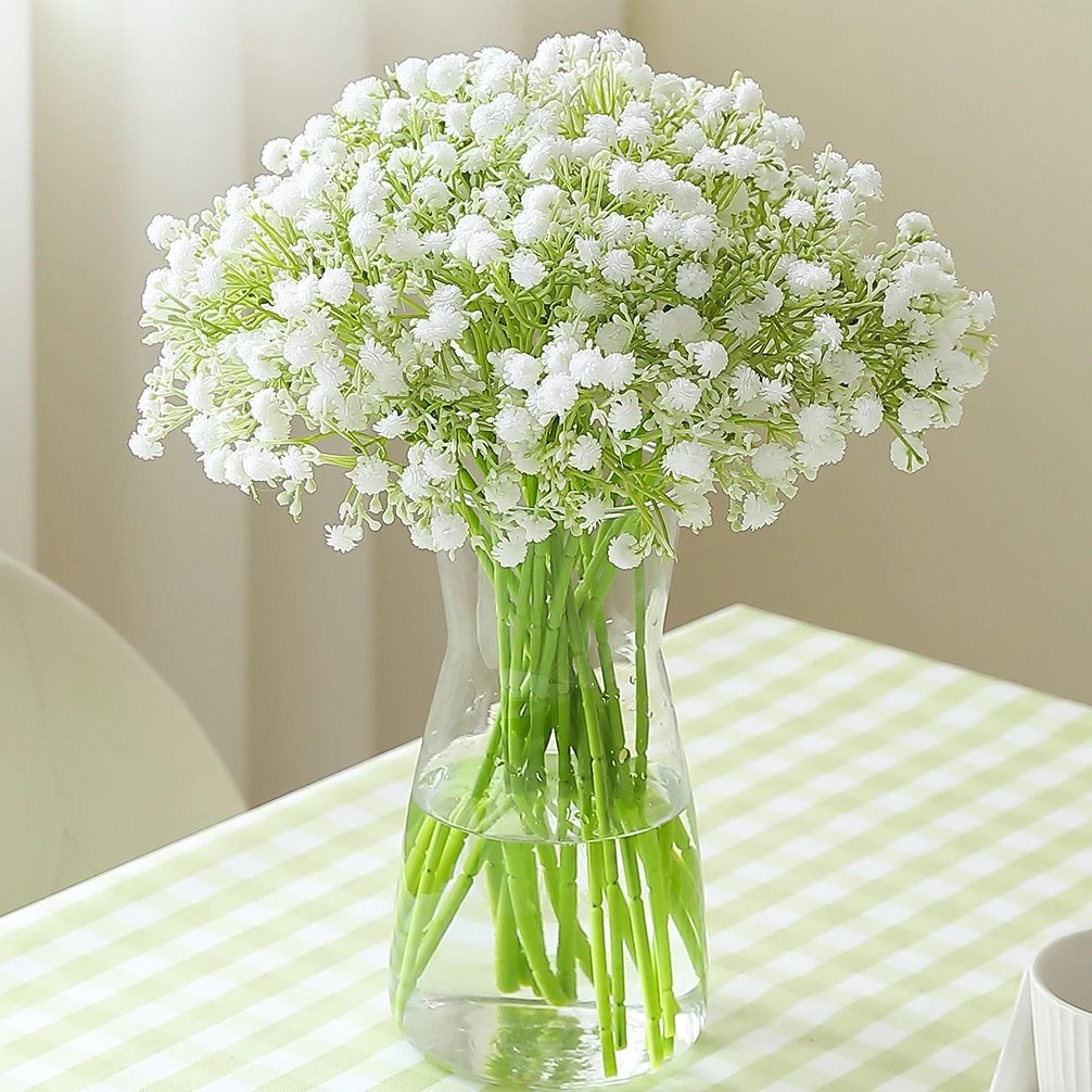 

10Pcs Gypsophila Artificial Flowers Bouquet Plastic Fake Flowers for Home Decor Garden Wedding Decoration Outdoor Accessories