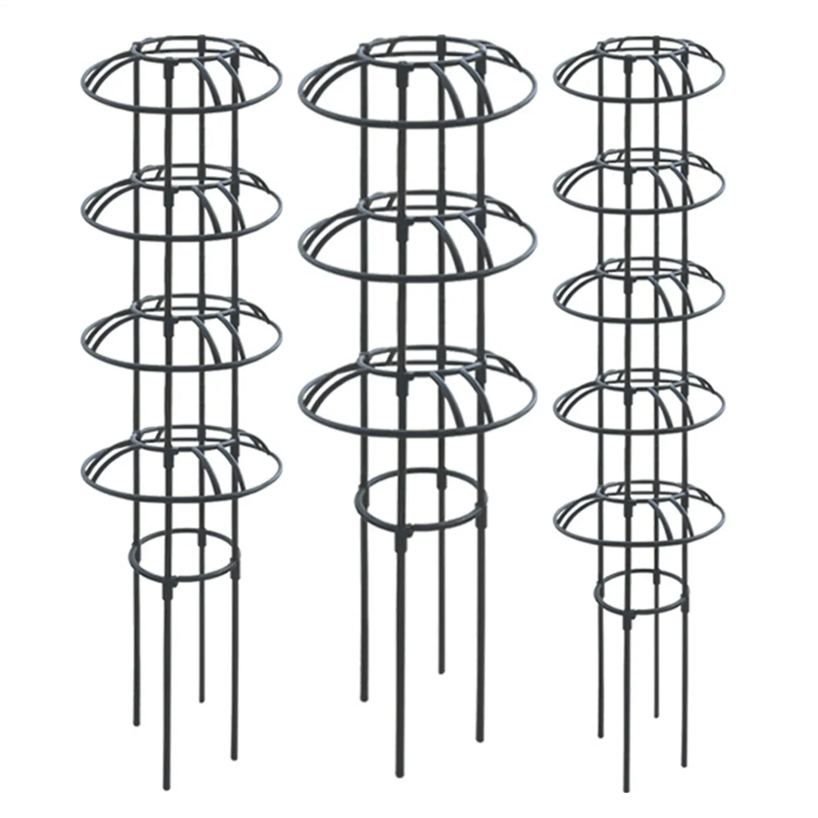

Металлическая садовая опора для растений в форме зонта, 90 см, нержавеющая, для вьющихся растений, подставка для цветов, оползень для роз, решетка
