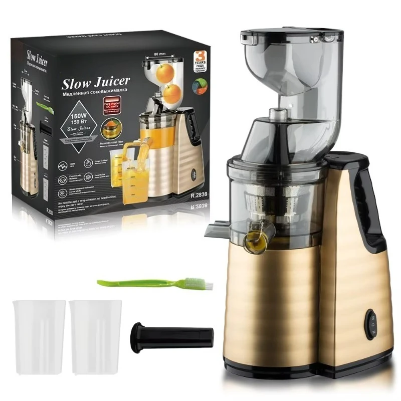 الجملة عالية الطاقة متعددة الوظائف المنزلية التلقائي عصارة بطيئة للفواكه الطازجة