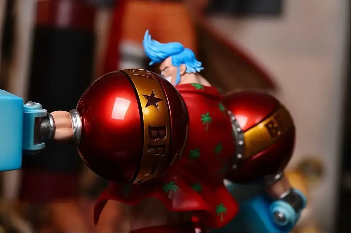 Figuras de acción de una pieza, figuras de Anime Franky, estatua de Pvc, decoración de escritorio para habitación, colección de modelos, juguetes de adorno, regalos de cumpleaños