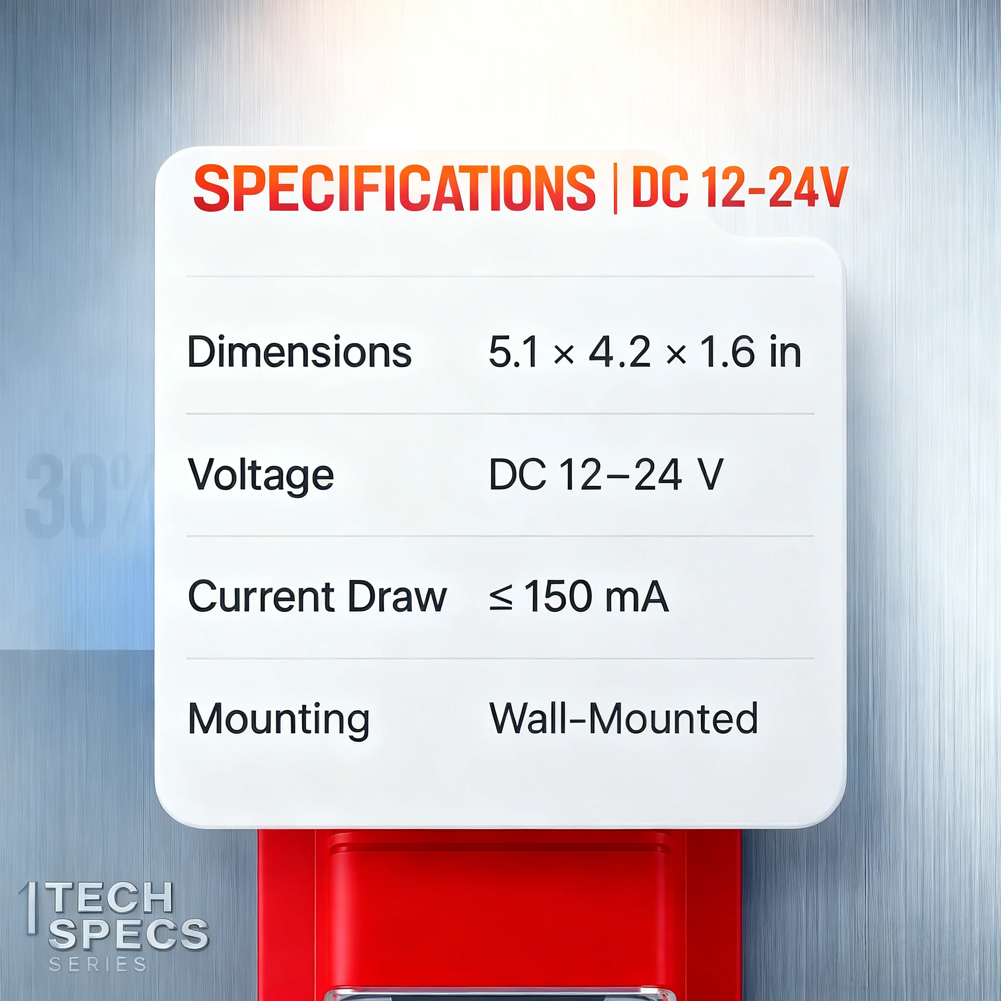 

Сирена пожарной сигнализации 120 дБ со светодиодом высокой яркости · Широкое напряжение 12–24 В постоянного тока · Неполяризованная проводка · Быстрая установка для проектов