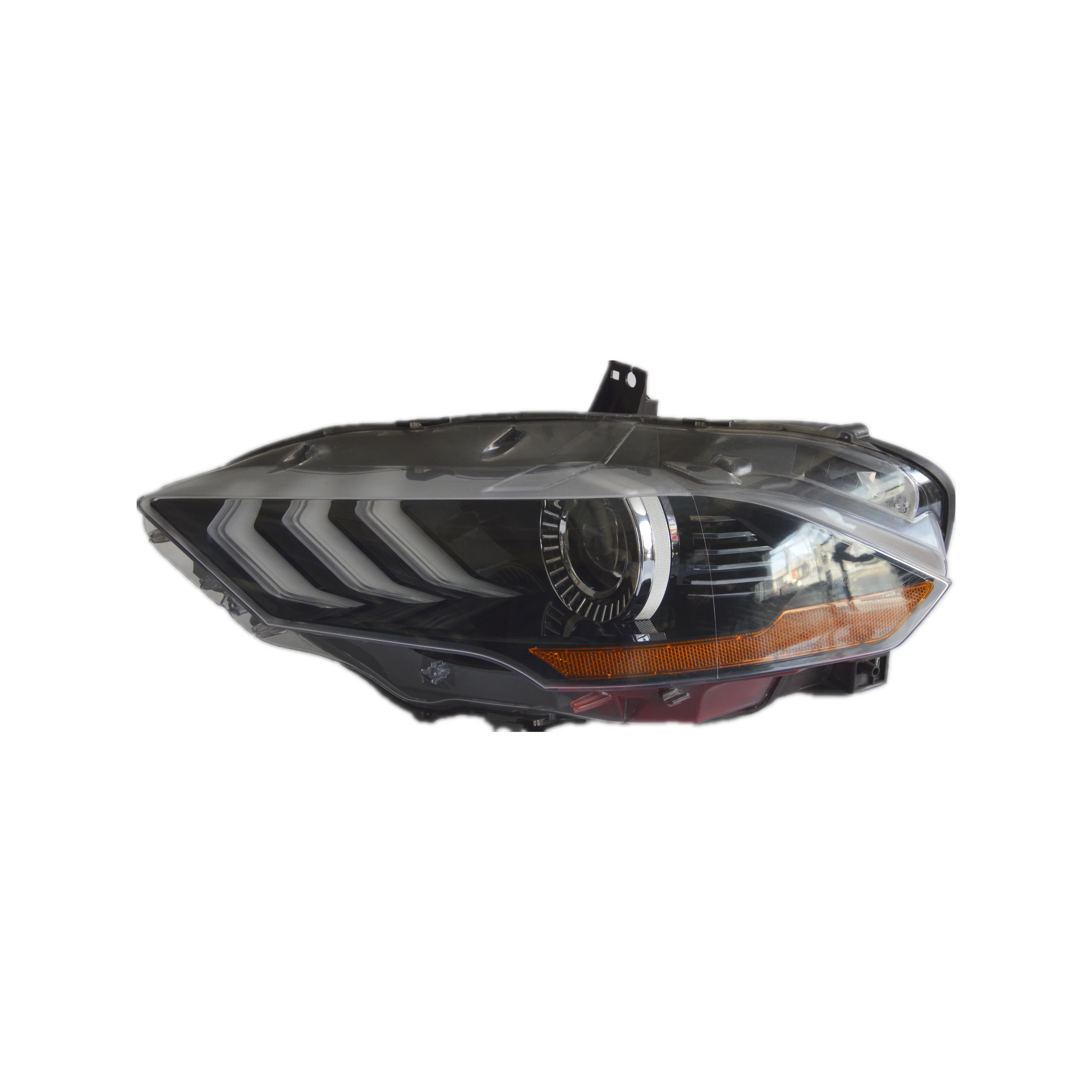 USA MODEL DRL LED Projector Auto Head Lamp Headlight For FORD Mustang 2018 2019 2020 Car Auto Lamp head lamp E-Mark Approved