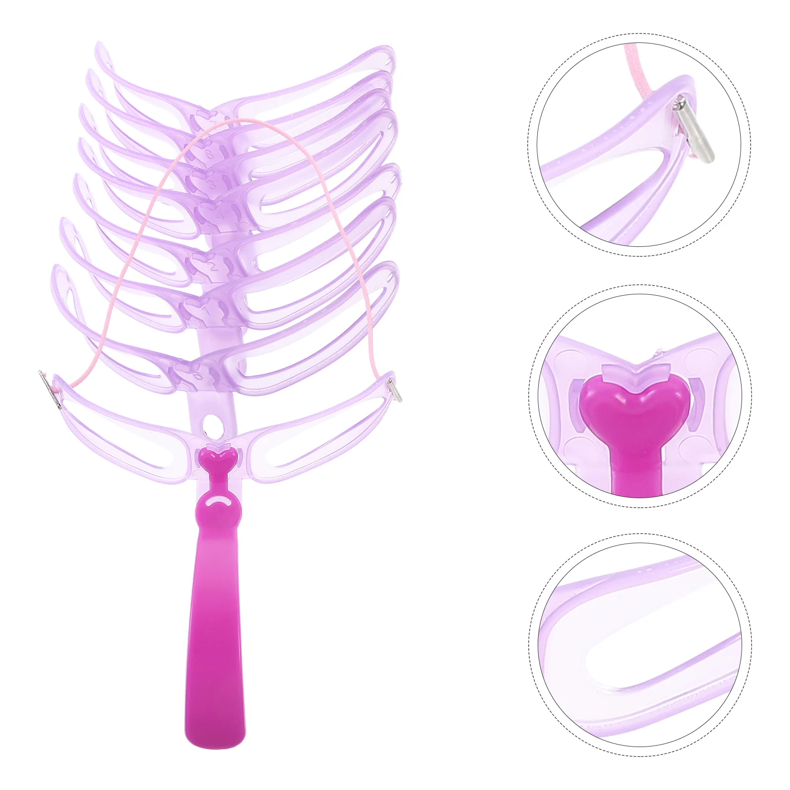 Driedimensionale wenkbrauwkaart Handheld verzorgingstool Sjablonen Set Spray Shaping Aid Make-up DIY Plastic liniaal