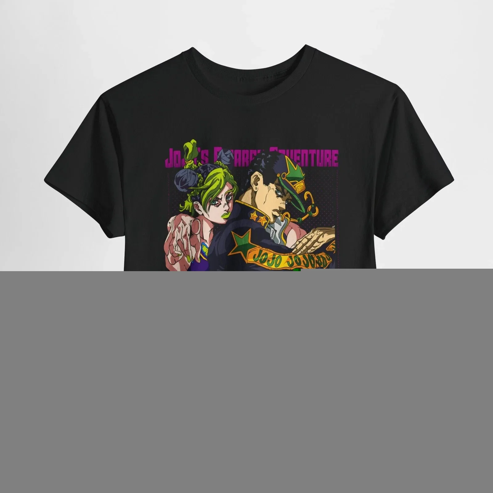 

Jolyne Jotaro T-shirt Cujoh Kujo JoJo's Bizarre Adventure Anime JJBA Gift ShirtBoyfriend Gift Men T-Shirt