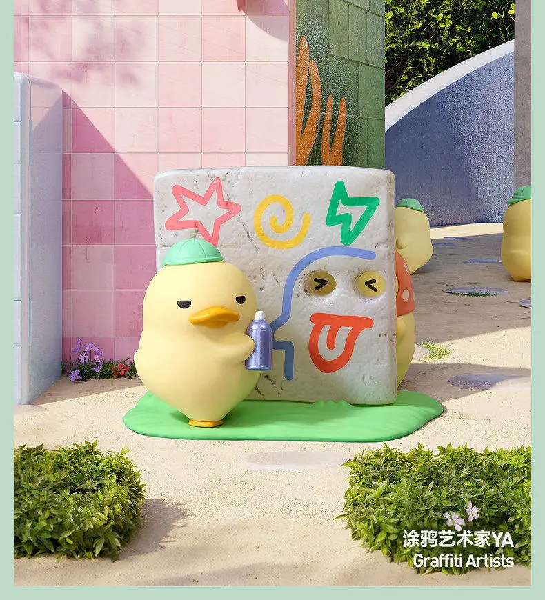 Original POPMART Blind Box Mini DUCKOO City Walk Serie Modische Ornament-Figur Trendiges Sammlerstück Dekoratives Geschenk – Detail 9
