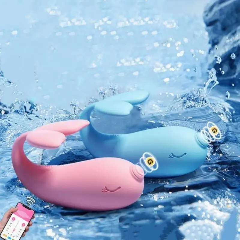 Whale Wireless Jump Egg Cute Masturbation Remote Control G-spot Stimulation Vibrator For Women Sex Toys view 4