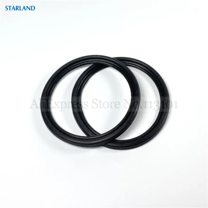 2 Black Large Gaskets New Parts Double Layers Joint Rings New Accessories For BX/BJ Soft Serve Icecream Machines