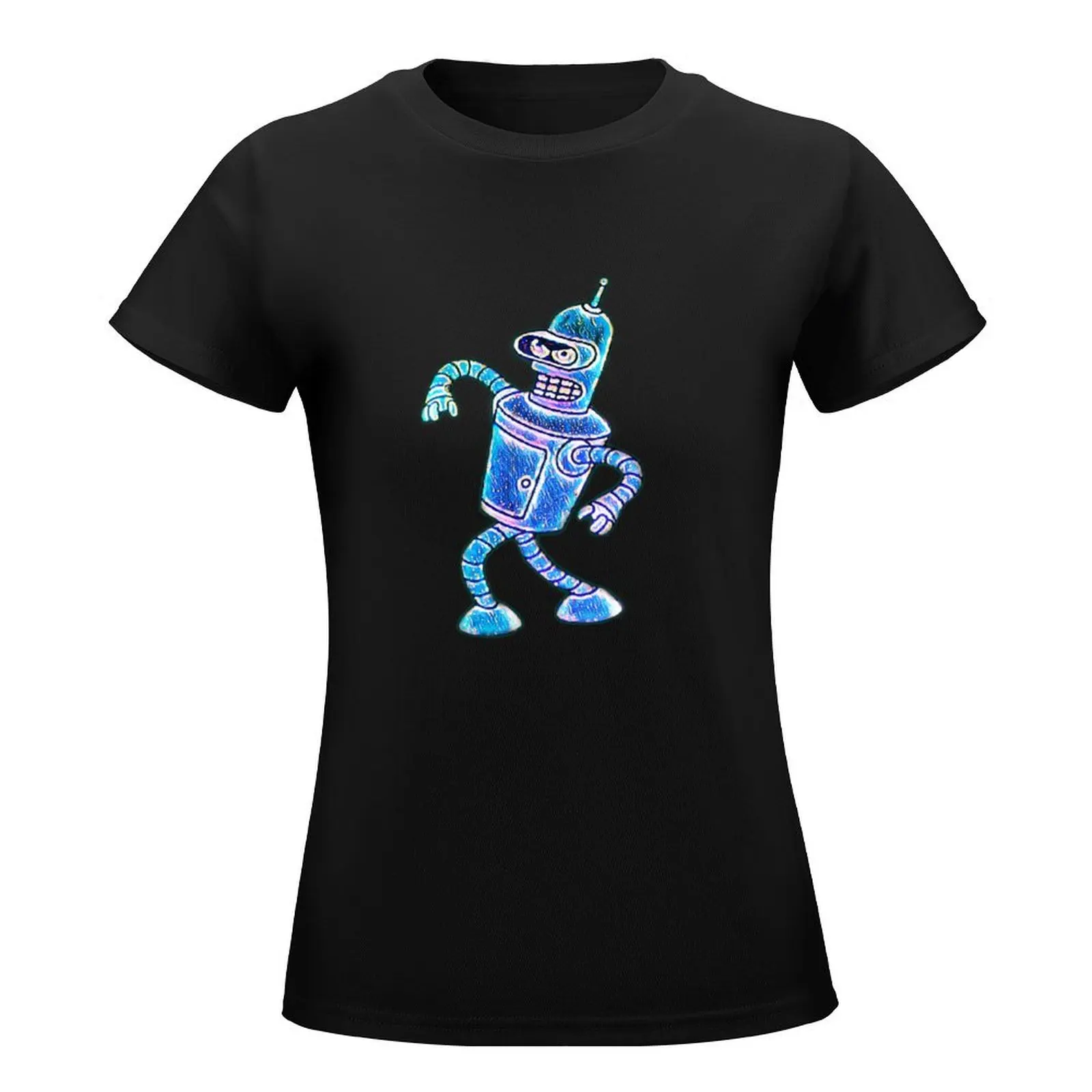 Bender Strut Midnight Edition T-Shirt funny Short sleeve tee tees aesthetic clothes western t-shirt dress for Women