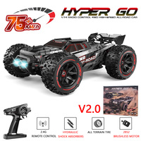 MJX Hyper Go V2.0 14210 14209 1/14 Brushless RC Car 2.4G 4WD Electric High Speed Off-Road Remote Control Drift Monster Truck