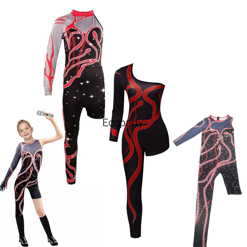 novo-filme-taylor-cosplay-traje-de-palco-para-meninas-brilhante-palco-danca-zentai-bodysuit-criancas-halloween-pele-cobra-macacao-outfits