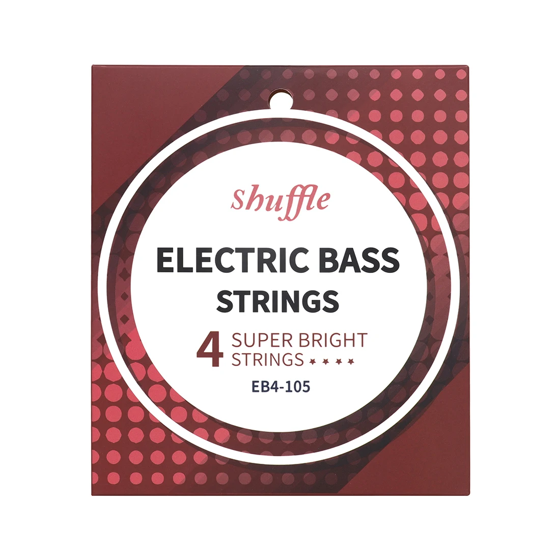 Shuffle 4-Saiter E-Bass Saite Sechseckige Gitarrensaiten aus Kohlenstofflegierung Nickelstahlwicklung Musikinstrumententeile