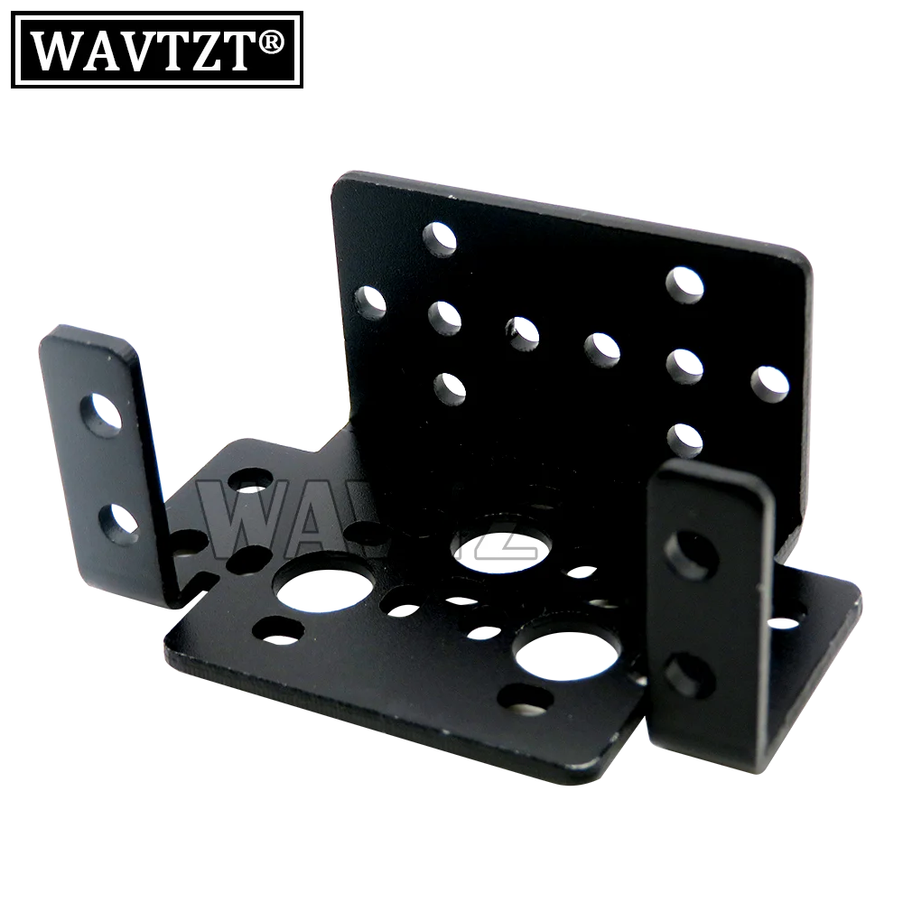 WAVTZT Aluminum Multifunction Servo Bracket for MG995 MG996r Universal Support Robot Steering Gear Bracket