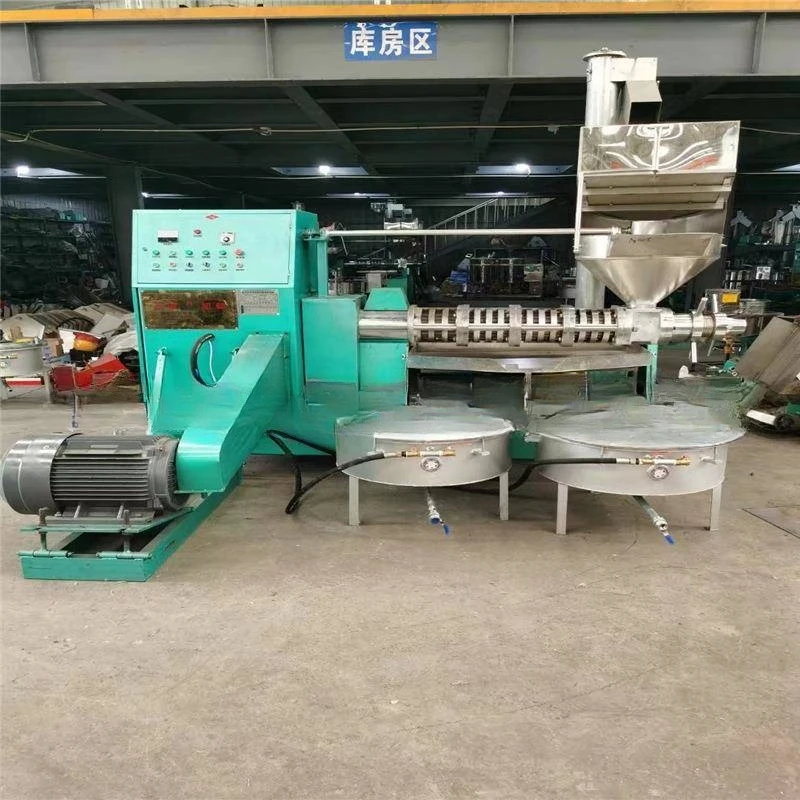 Complete set of automatic corn oil press equipment Oil mill commercial pepper seed spiral new large oil press equipment