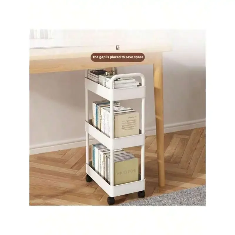 4-tier rolling cart, bedroom cart, mobile kitchen shelving unit, suitable home organization all year round, outdoor