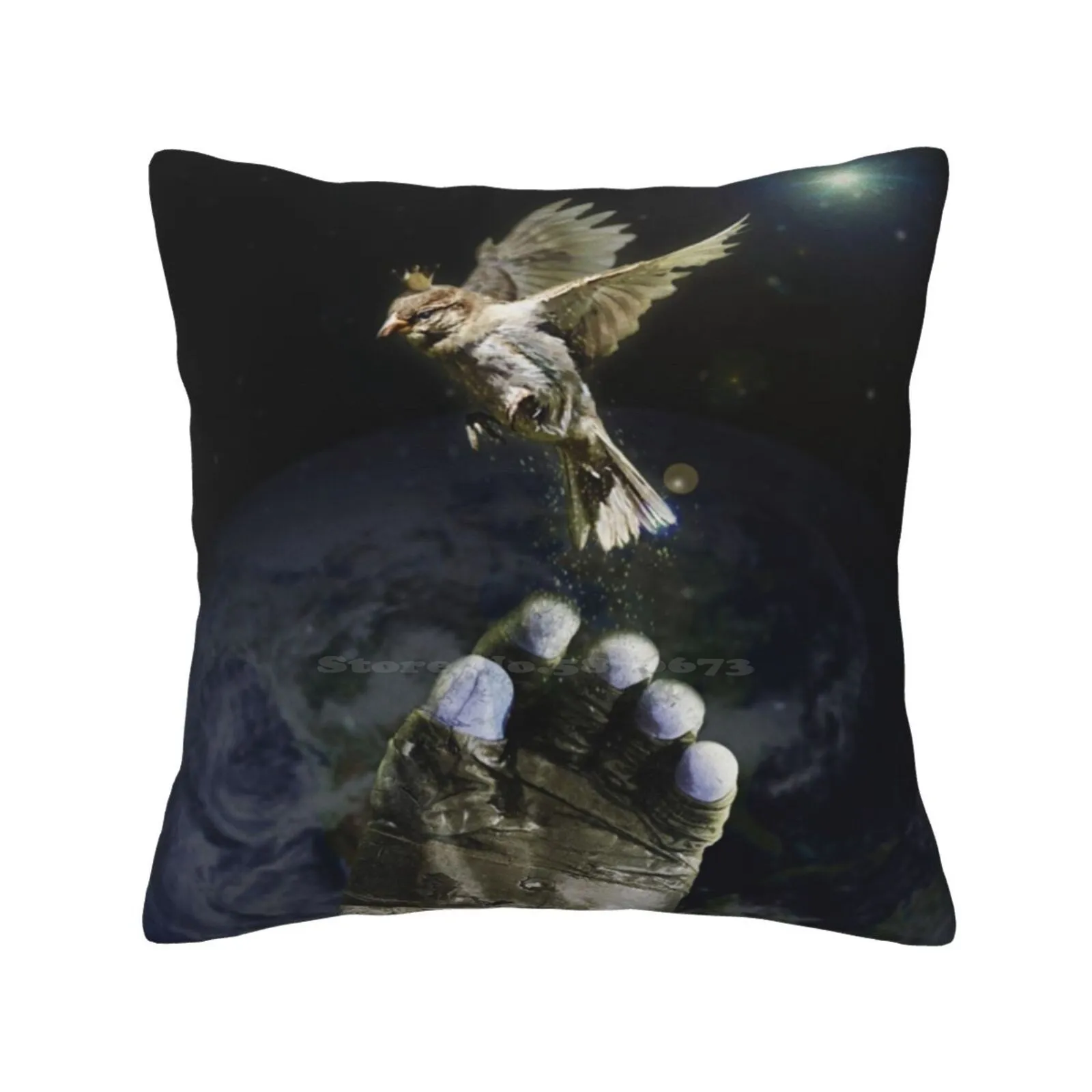 Freeing Fashion Sofa Throw Pillow Cover Pillowcase Surrealism Scifi Space